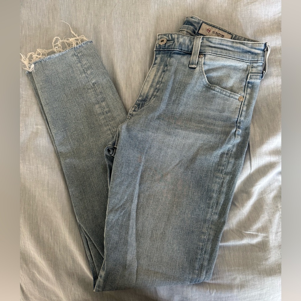 AG Adriano Goldschmied Light Blue Denim Jeans
